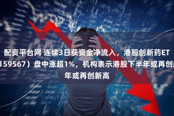 配资平台网 连续3日获资金净流入，港股创新药ETF（159567）盘中涨超1%，机构表示港股下半年或再创新高